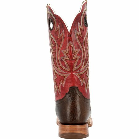 Durango Men's PRCA Collection Bison Western Boot, SAND TOBACCO/CAYENNE, M, Size 7.5 DDB0468